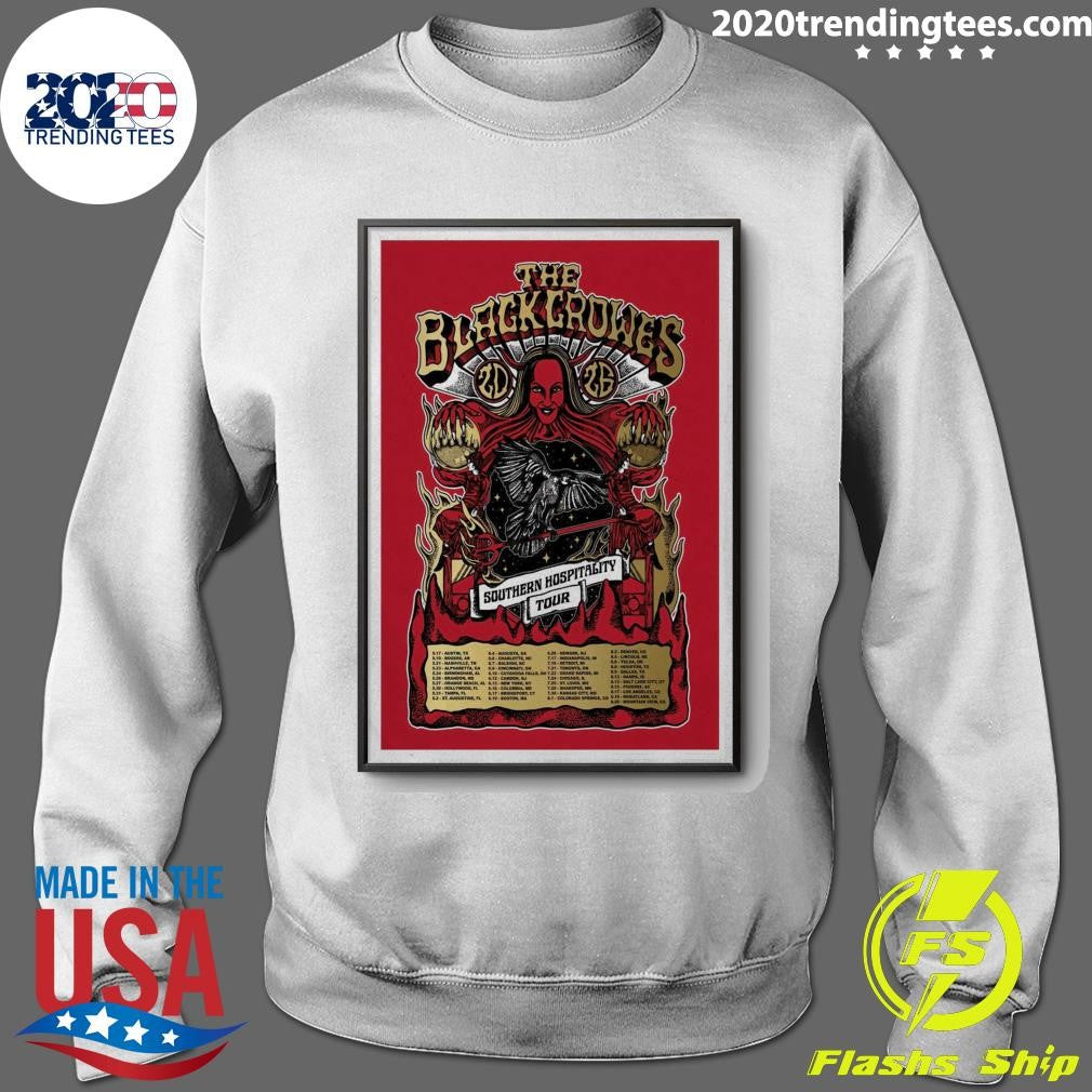 The Black Crowes Southern Hospitality Tour 2026 Shirt