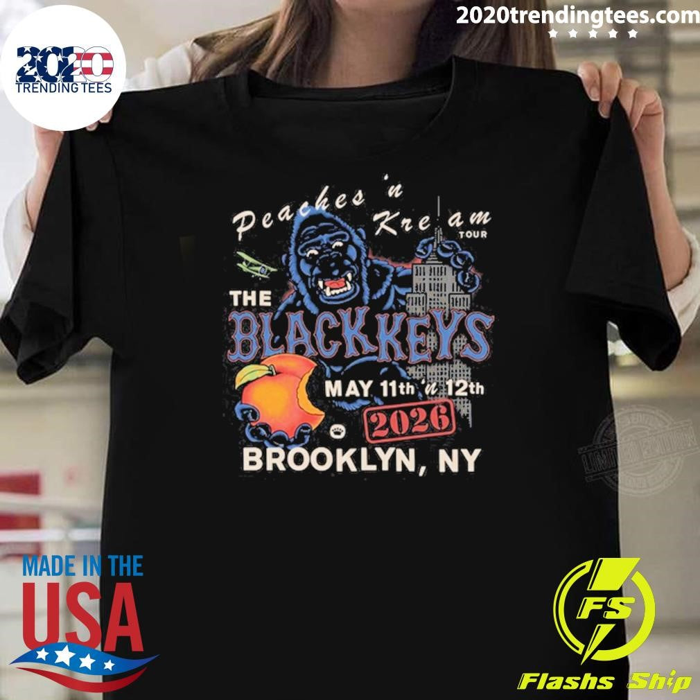 The Black Keys Brooklyn Paramount In NYC May 11-12 2026 Tee Shirt