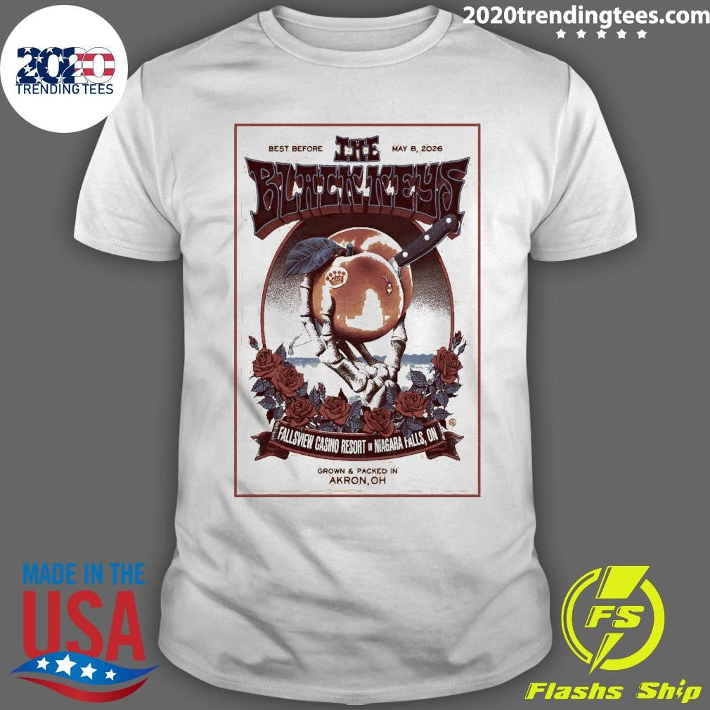 The Black Keys Niagara Falls Tour On May 8 2026 Poster Shirt