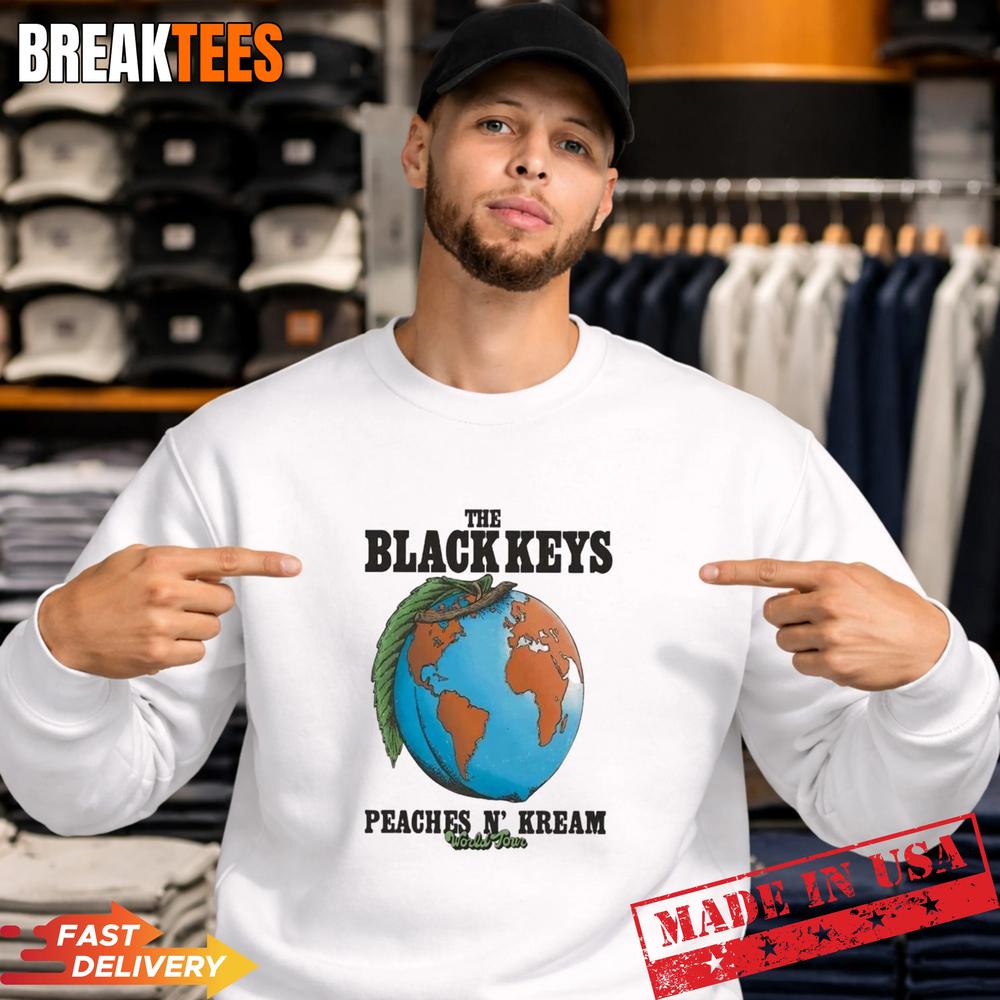 The Black Keys Peaches N’ Kream World Tour 2026 T-Shirt