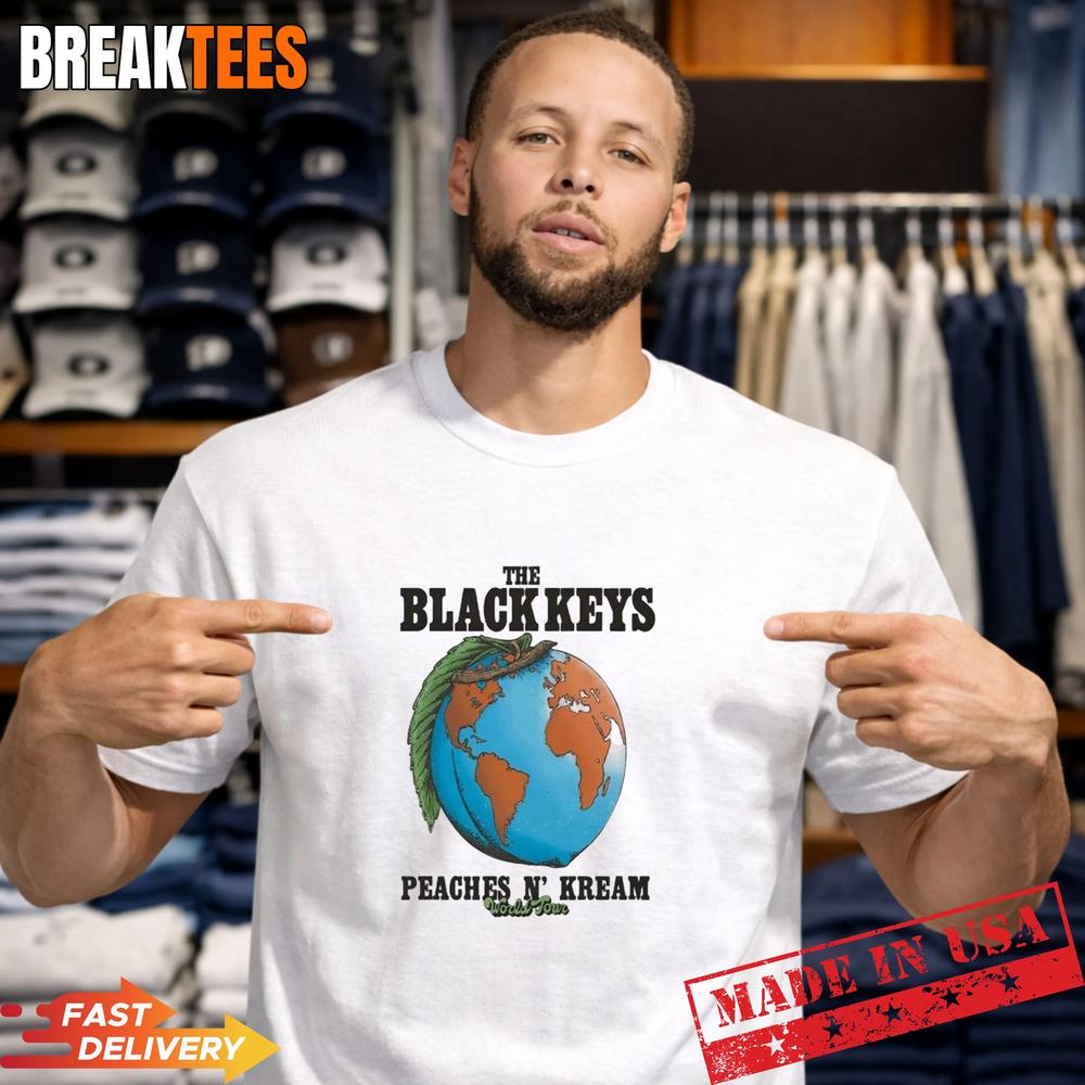 The Black Keys Peaches N’ Kream World Tour 2026 T-Shirt