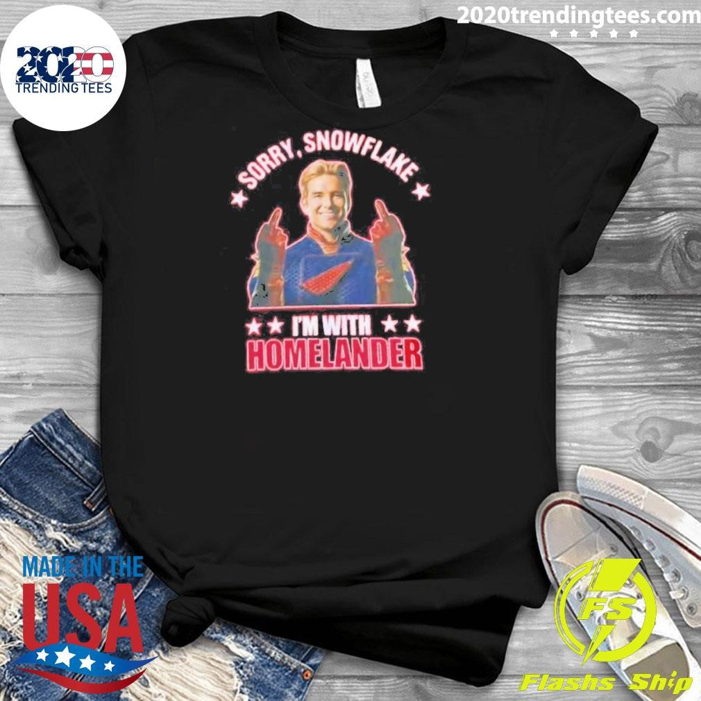 The Boys Season 5 Soldier Boy Sorry Snowflake I’m With Homelander Shirt