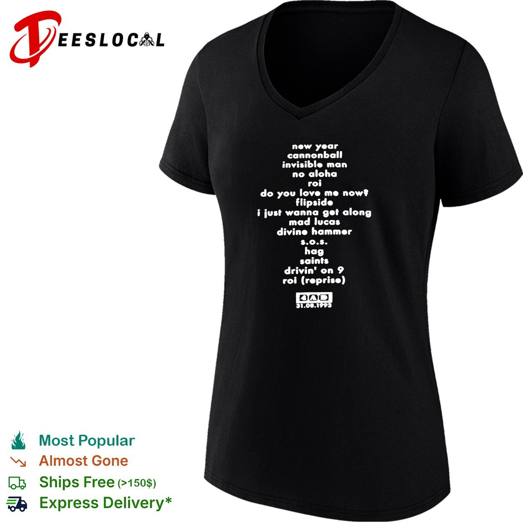 The Breeders Last Splash Tracklist New Year Cannonball Invisible Man Shirt