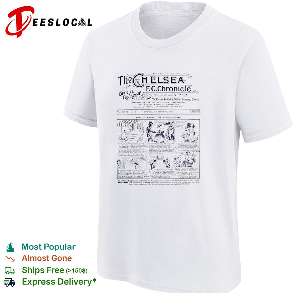 The Chelsea FC Chronicle 1930 Percys Promotion Football shirt