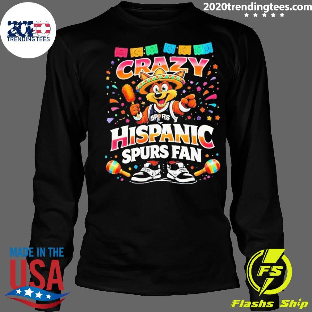 The Coyote Crazy Hispanic Spurs Fan Basketball Mexico Game Day 2026 Shirt