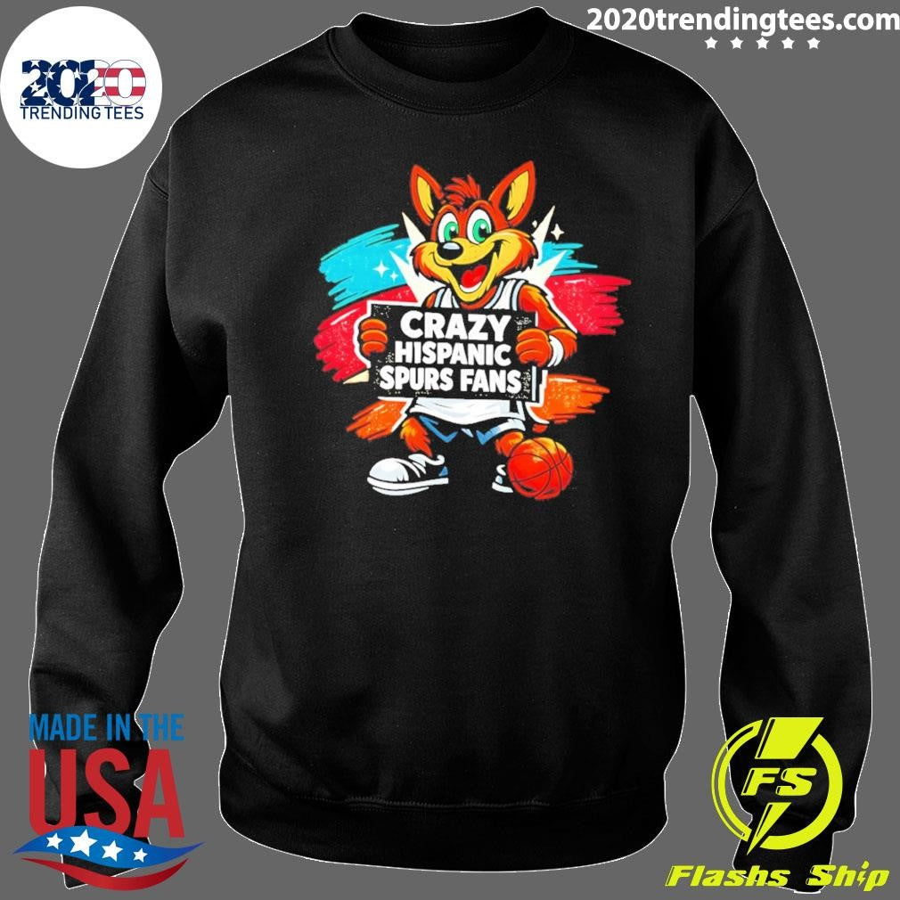 The Coyote Crazy Hispanic Spurs Fans Basketball Game Day 2026 Shirt
