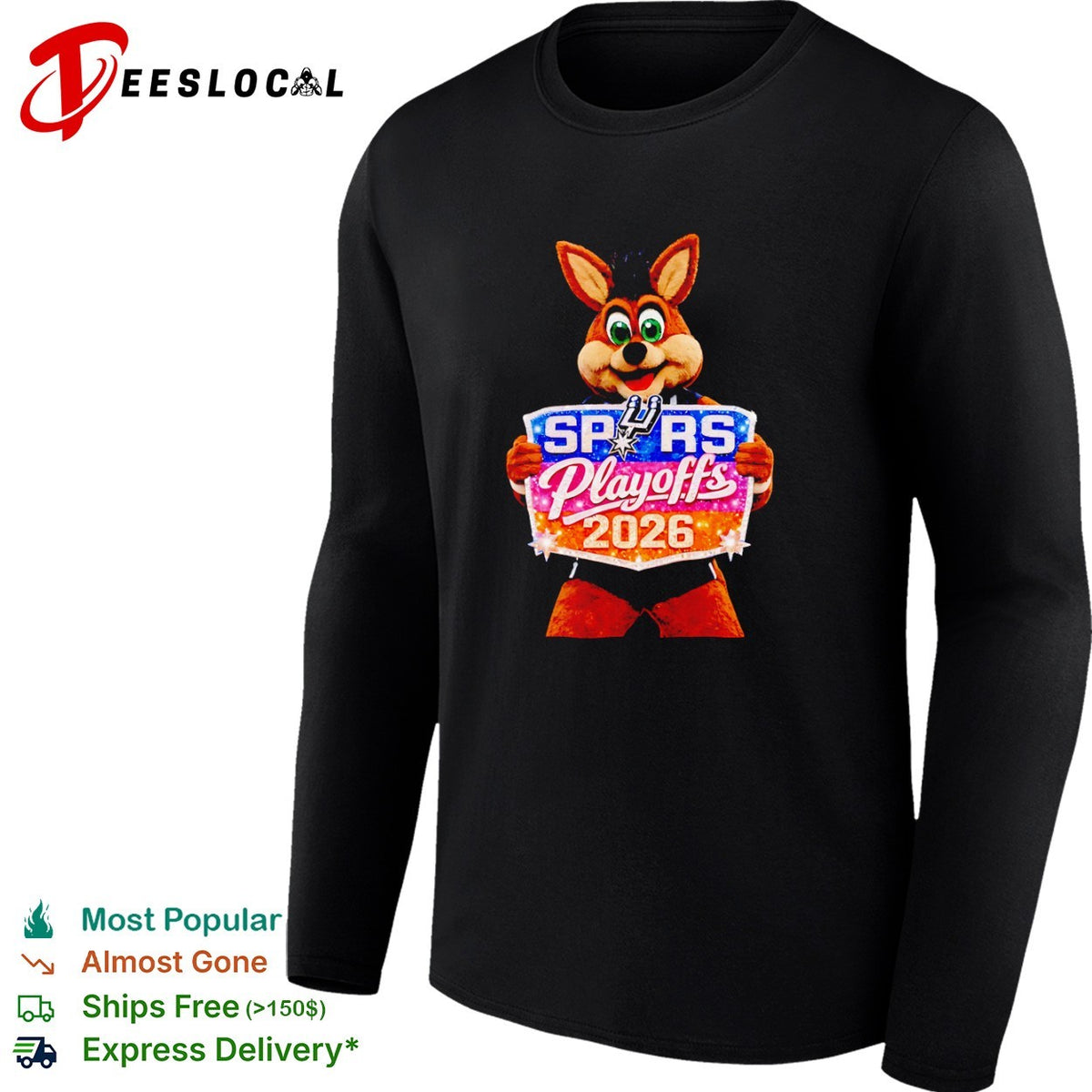 The Coyote San Antonio Spurs Playoffs 2026 shirt