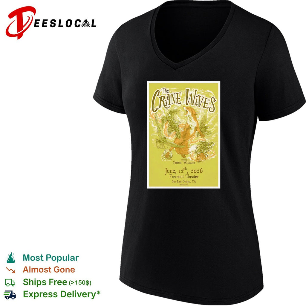 The Crane Wives Yasmin Williams June 12 2026 Fremont Theater San Luis Obispo shirt