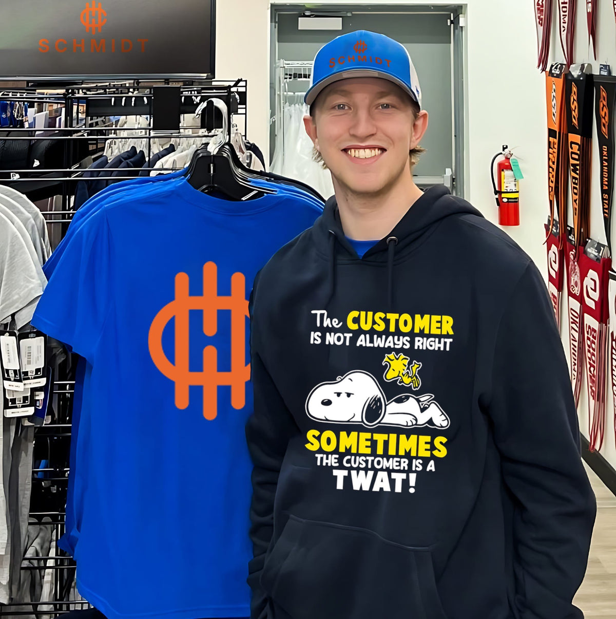 The Customer Is Not Always Right Sometimes the Customer Is a Twat shirt