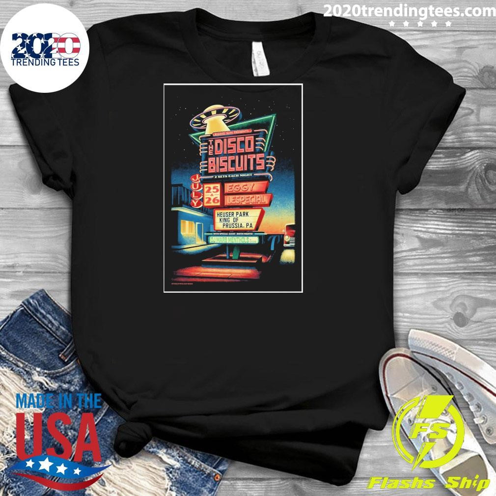 The Disco Biscuits Concert Event at Heuser Park in King of Prussia, PA July 25-26 2026 Shirt