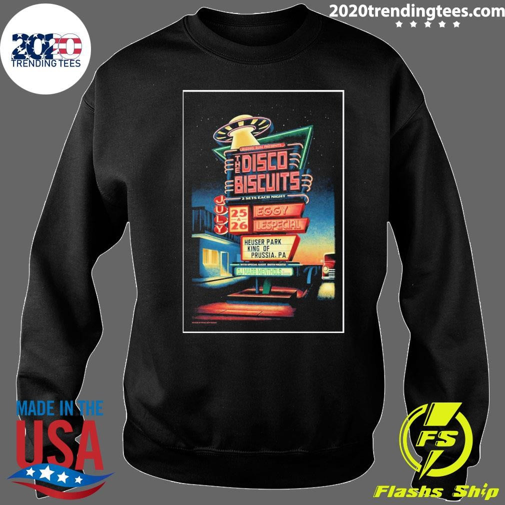 The Disco Biscuits Concert Event at Heuser Park in King of Prussia, PA July 25-26 2026 Shirt