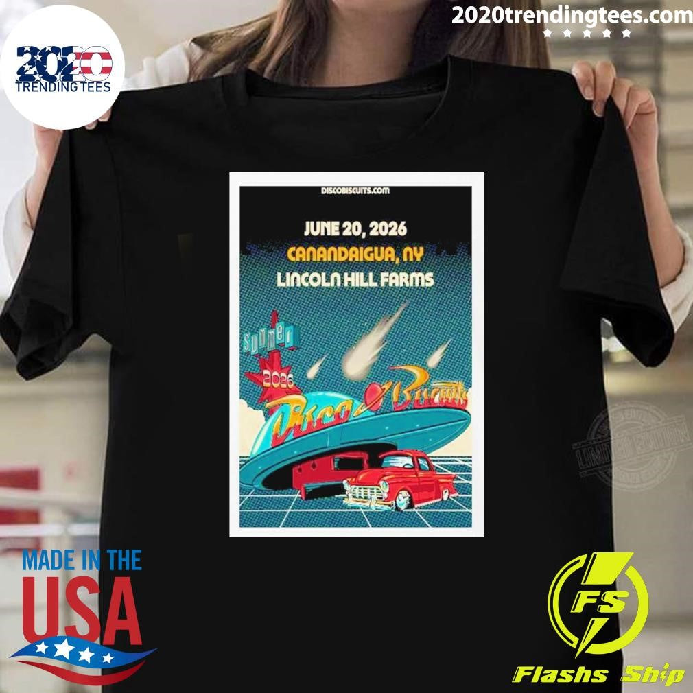 The Disco Biscuits Lincoln Hill Farms June 20, 2026 Canandaigua, Ny Shirt