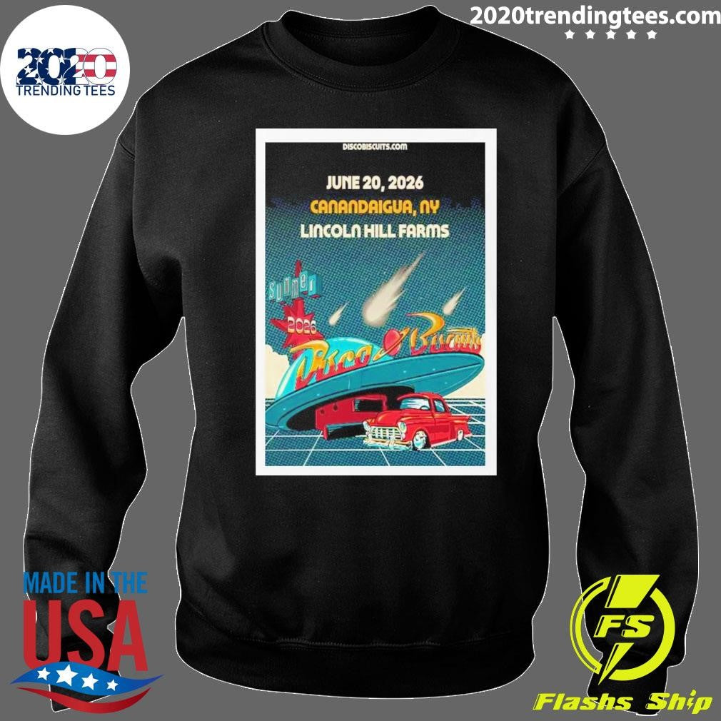 The Disco Biscuits Lincoln Hill Farms June 20, 2026 Canandaigua, Ny Shirt