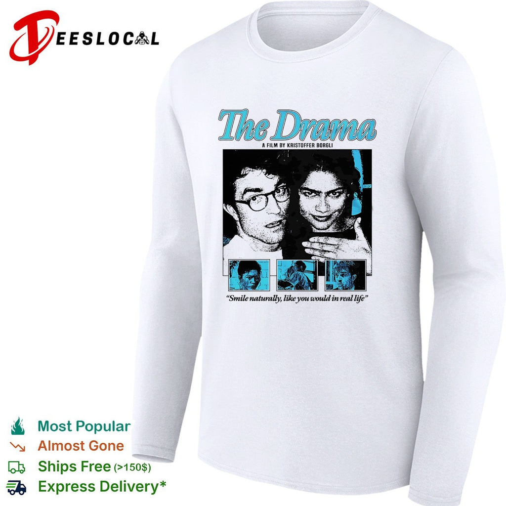 The Drama Robert Pattinson Zendaya A Film by Kristoffer Borgli Smile naturally shirt