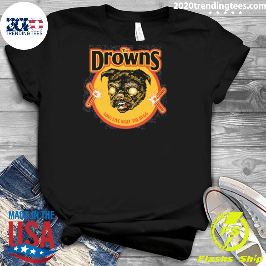The Drowns Long Live Nigel The Bugg Nigel Black Shirt