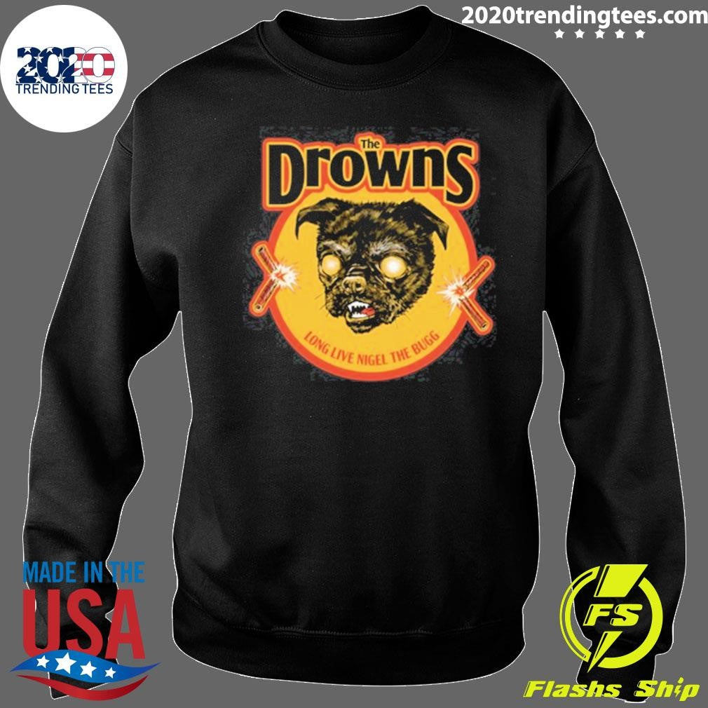 The Drowns Long Live Nigel The Bugg Nigel Black Shirt