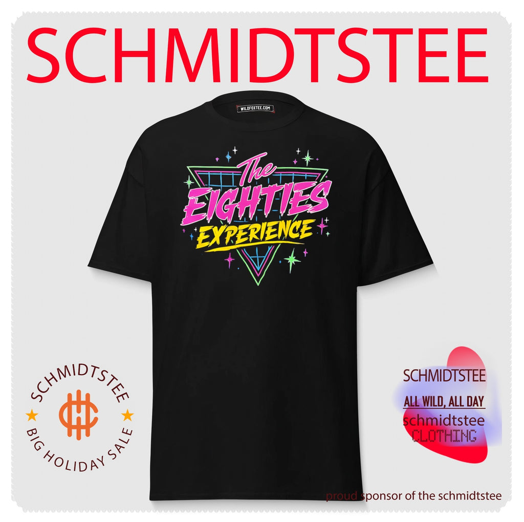 The Eighties Experience neon color shirt
