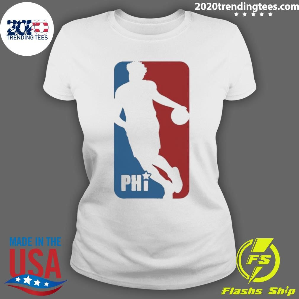 The Emba Philadelphia 76ers Parody Logo Nba Shirt