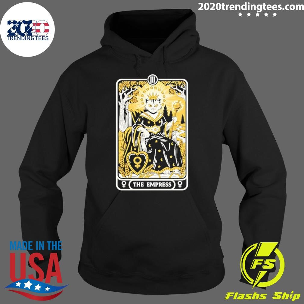 The Feline Empress Tarot Card Shirt