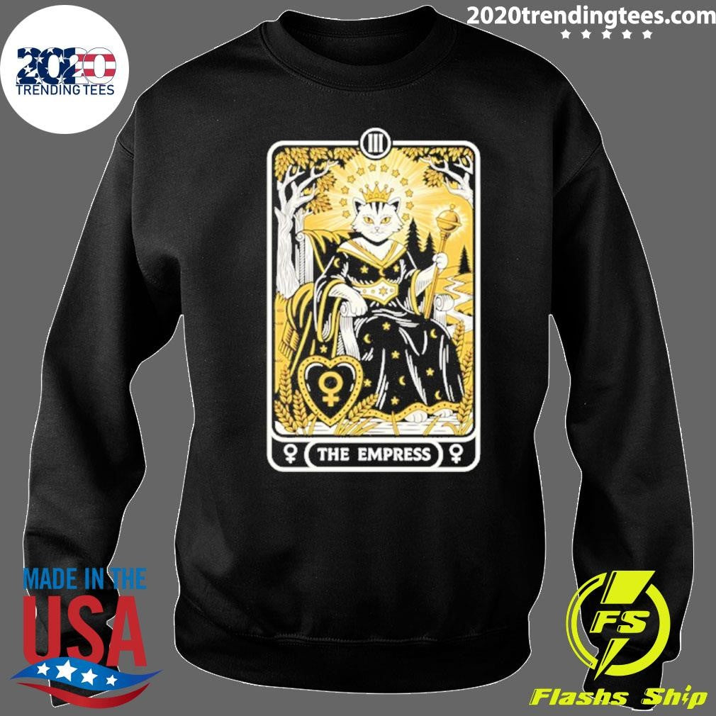 The Feline Empress Tarot Card Shirt