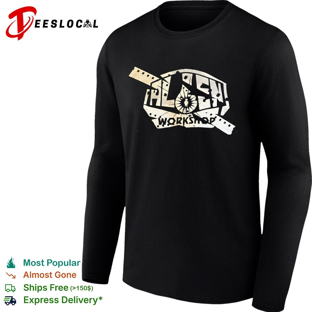The Film Workshop film strip shirt