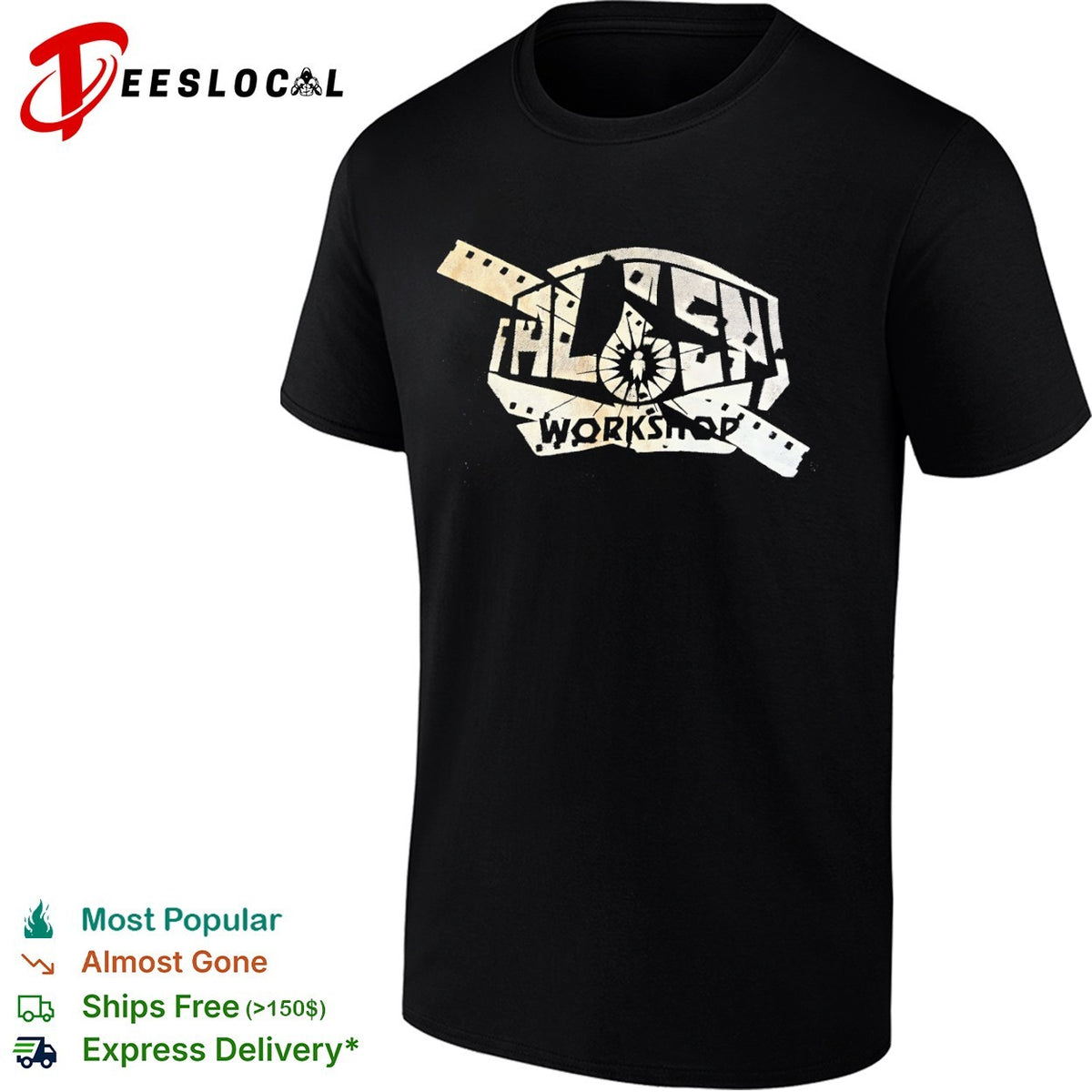 The Film Workshop film strip shirt