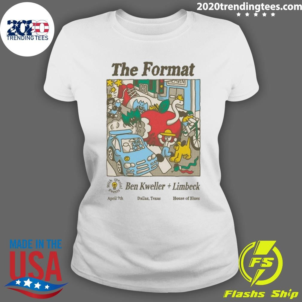 The Format Ben Kweller Limbeck Apr 7 2026 In Dallas TX Shirt