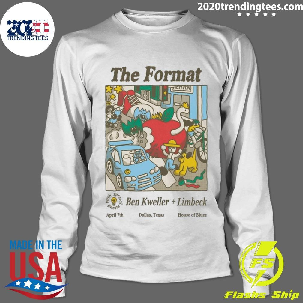 The Format Ben Kweller Limbeck Apr 7 2026 In Dallas TX Shirt