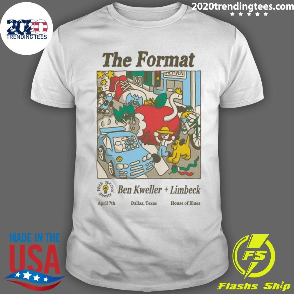 The Format Ben Kweller Limbeck Apr 7 2026 In Dallas TX Shirt