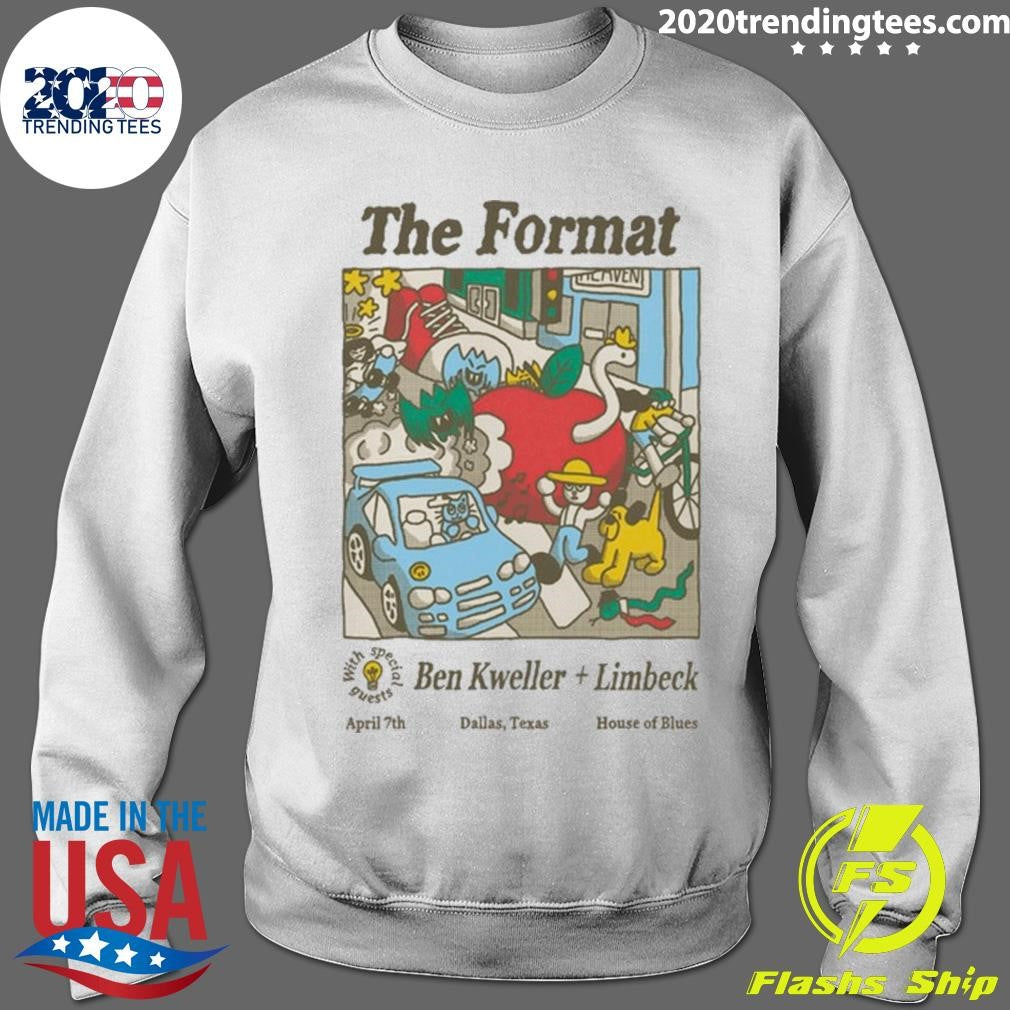 The Format Ben Kweller Limbeck Apr 7 2026 In Dallas TX Shirt