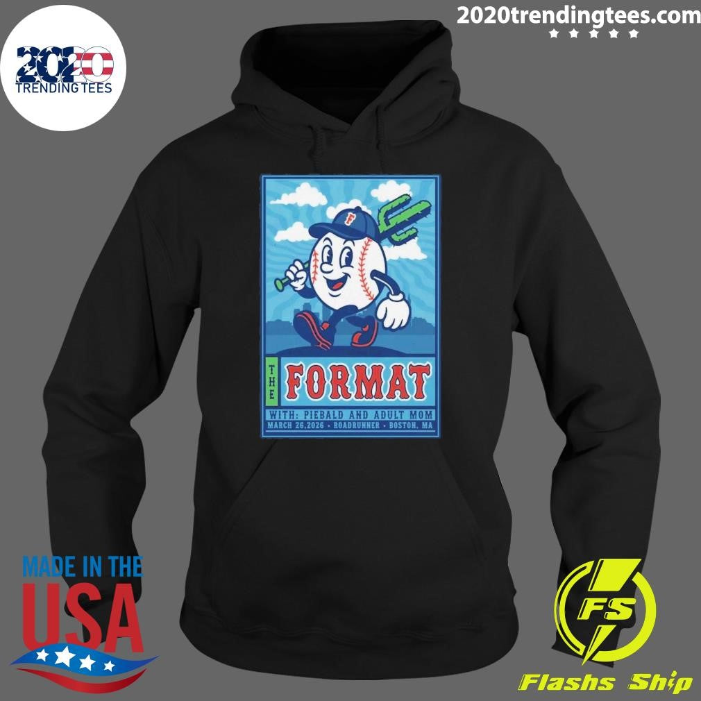 The Format With Piebald And Adult Mom March 26,2026 Roadrunner Boston, MA Shirt