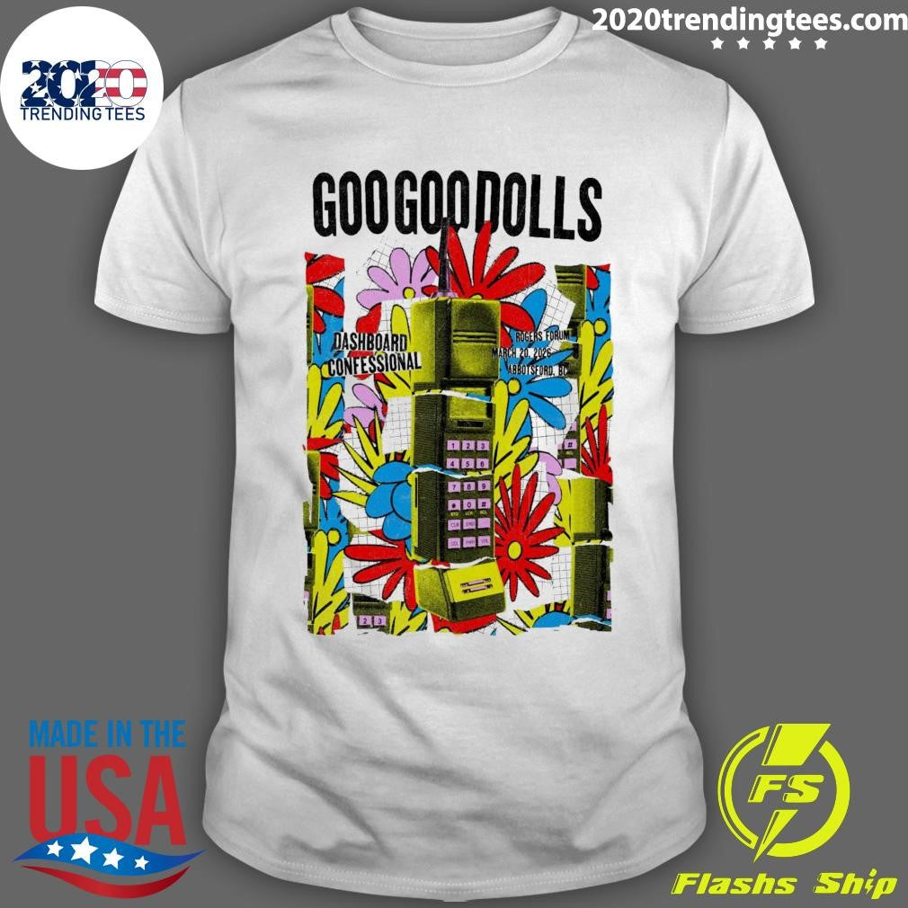 The Goo Goo Dolls March 20 2026 In Abbotsford BC Tour Shirt