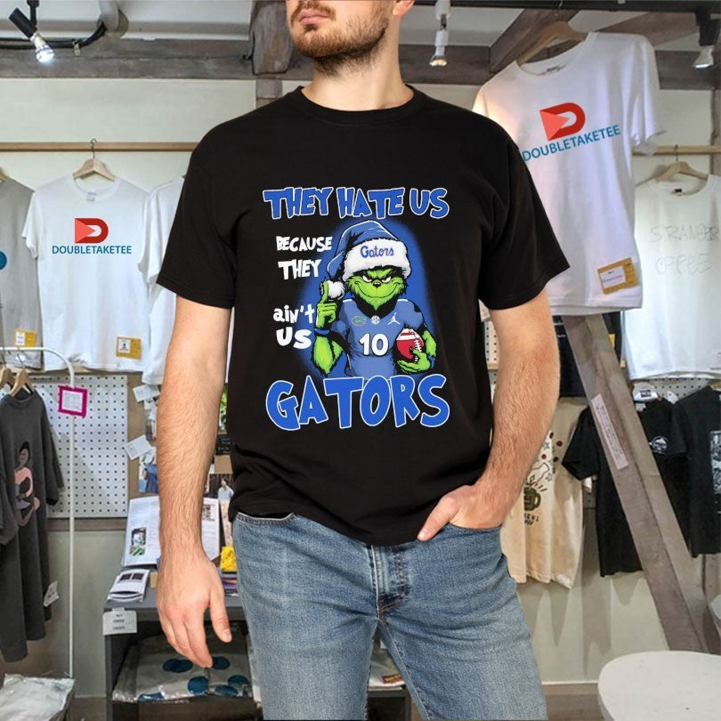 The Grinch Florida Gators They Hate Us Because They Ain’t Us SEC Holiday Christmas Shirts