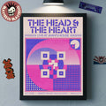The Head And The Heart Nashville Tennessee 2025 Gig Poster Live At Jann’s House A Benefit For Music Health Alliance On October 11 2025 Poster Canvas