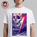 The Hives Bogota Colombia 2026 Event Poster At Vive Claro Distrito Cultural On February 10 2026 Lightning Skull Art T-Shirt