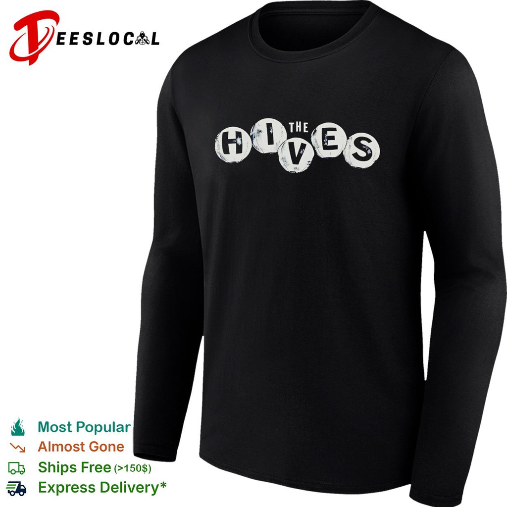 The Hives band logo circular stamp typography shirt
