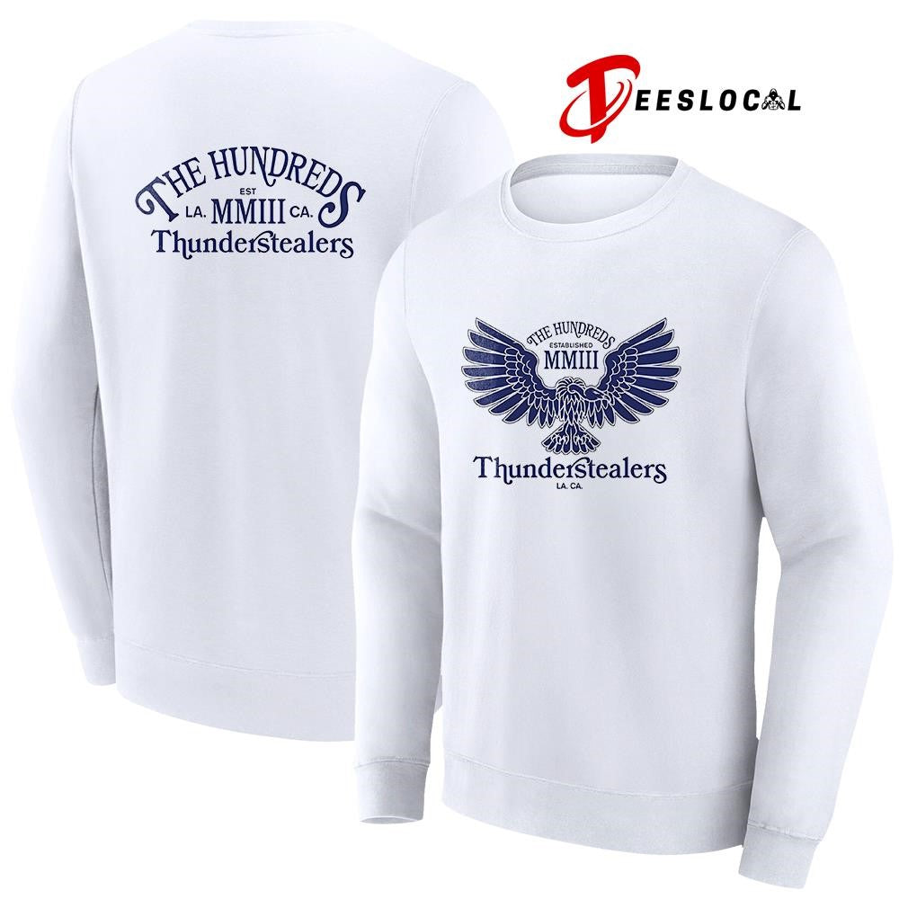 The Hundreds Thunderstealers est MMIII logo shirt