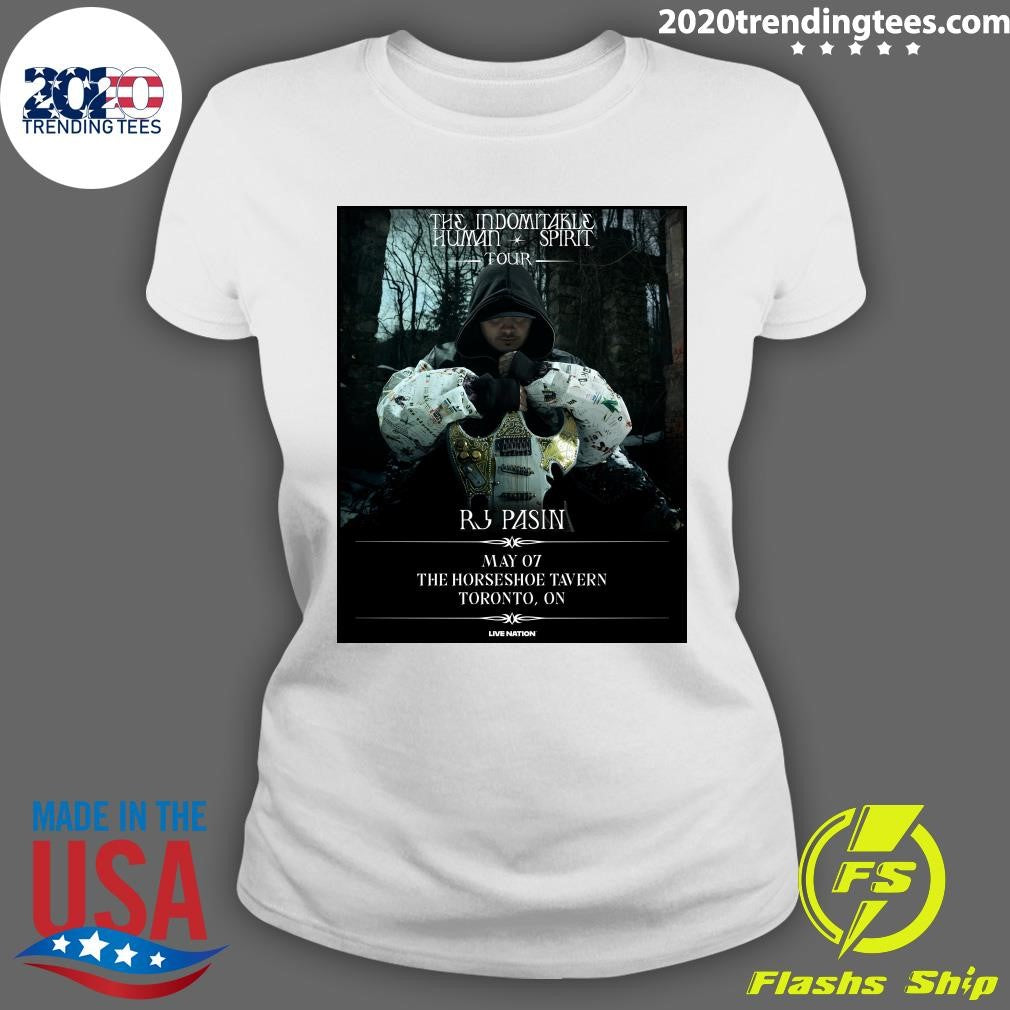 The Indomitable Human Spirit Tour A RJ Pasin May 07 The Horseshoe Tavern Toronto, On Shirt
