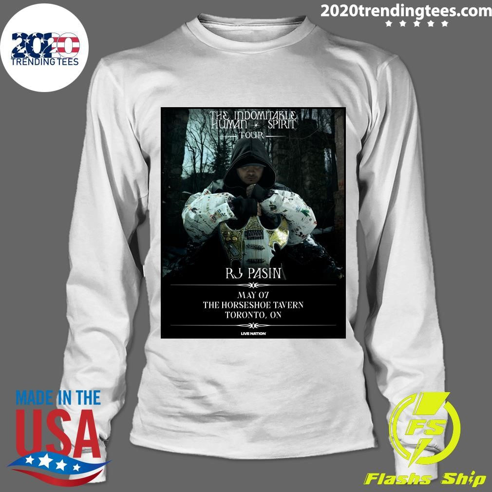 The Indomitable Human Spirit Tour A RJ Pasin May 07 The Horseshoe Tavern Toronto, On Shirt
