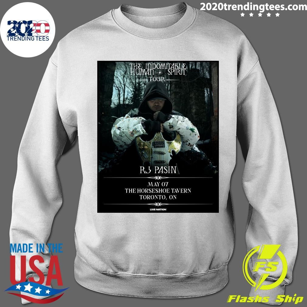 The Indomitable Human Spirit Tour A RJ Pasin May 07 The Horseshoe Tavern Toronto, On Shirt