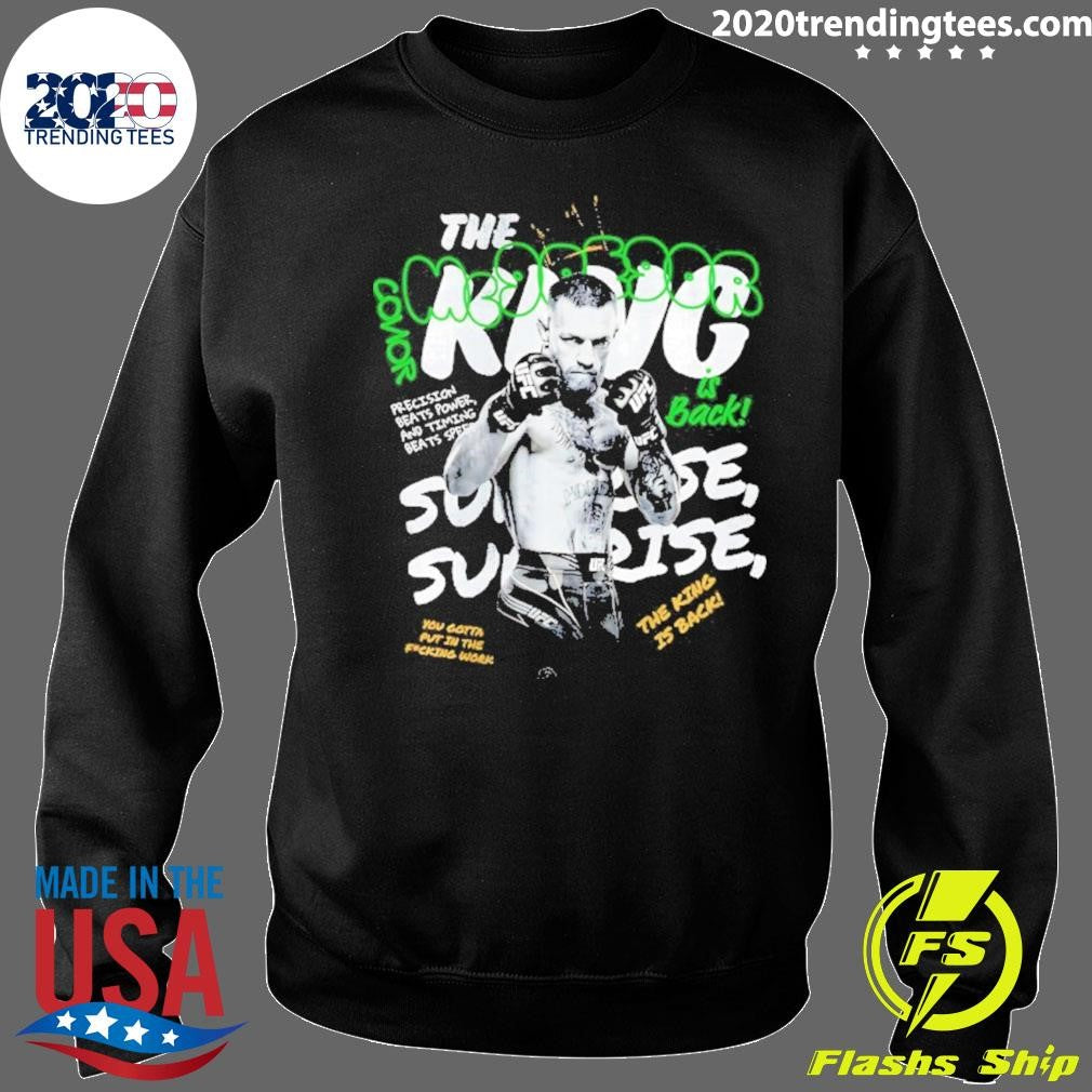 The King Is Back Conor Mcgregor Ufc Shirt