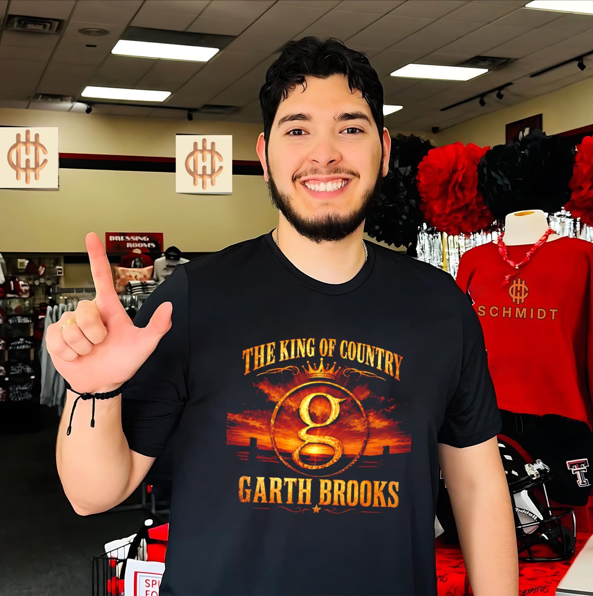 The King of Country Garth Brooks shirt