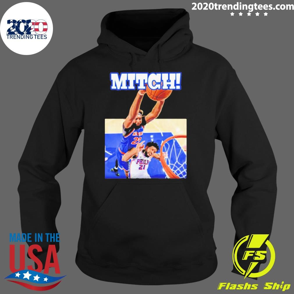 The Knicks Game 4 Mitch Joel Embiid Vs Mitchell Robinson Nba Moment Art Shirt