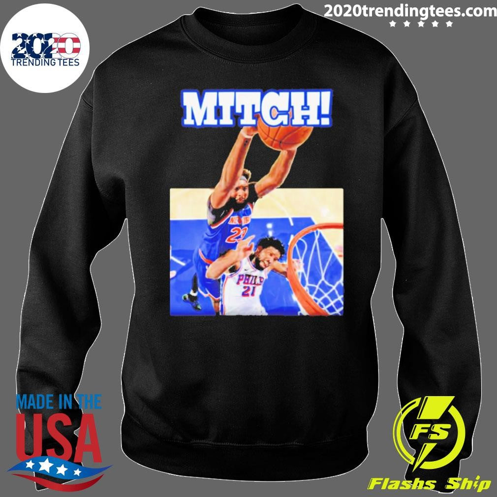 The Knicks Game 4 Mitch Joel Embiid Vs Mitchell Robinson Nba Moment Art Shirt