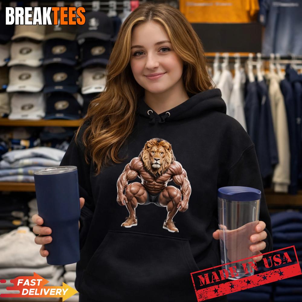 The Lion Doesn’t Wipe Funny Gen Z Joke Raunchy Meme T-Shirt