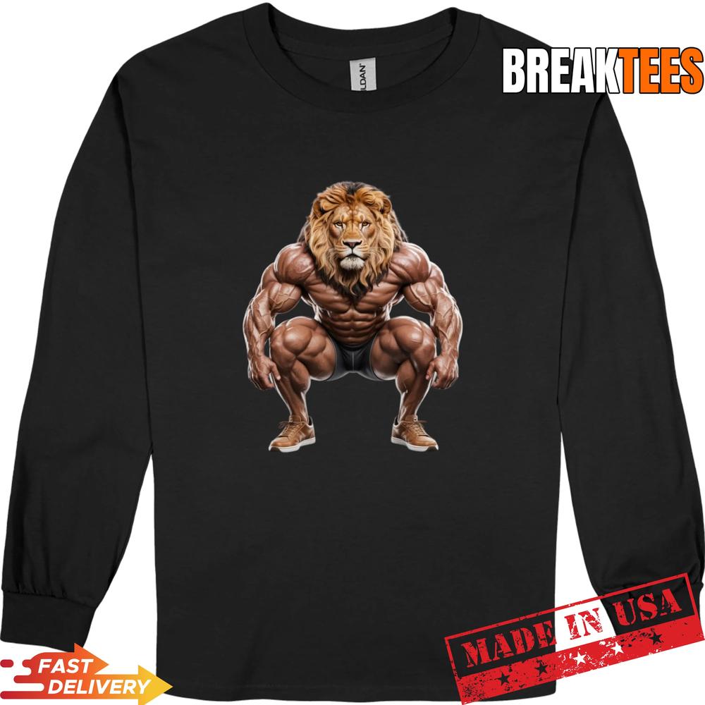 The Lion Doesn’t Wipe Funny Gen Z Joke Raunchy Meme T-Shirt
