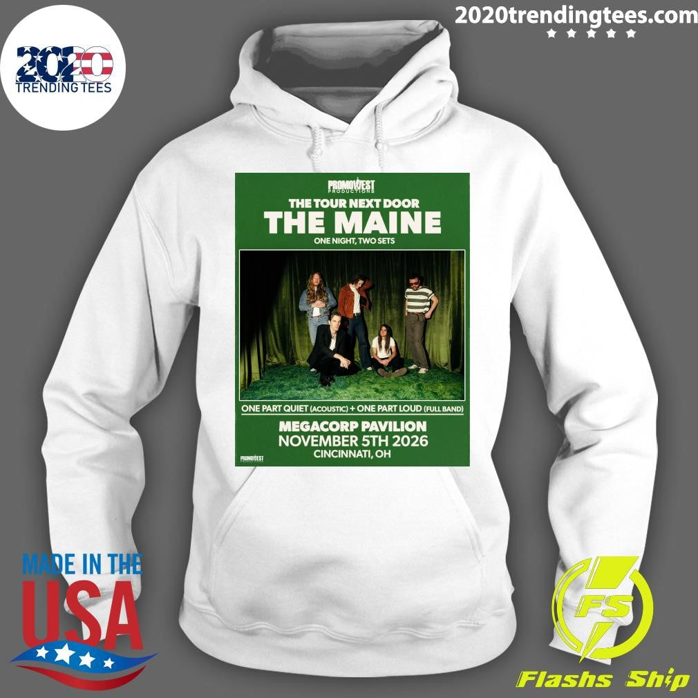 The Maine World Tour Megacorp Pavilion November 5th 2026 Cincinnati, ОH Shirt
