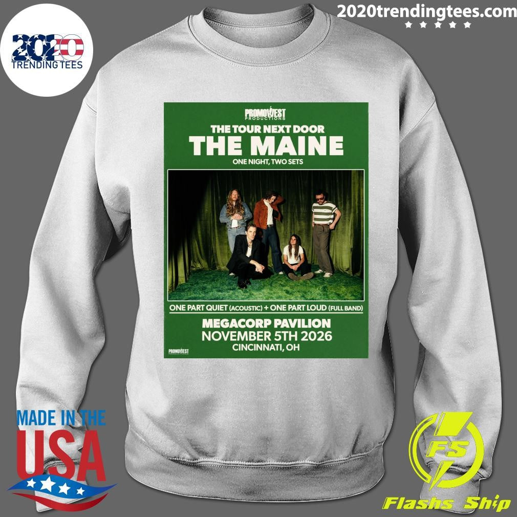 The Maine World Tour Megacorp Pavilion November 5th 2026 Cincinnati, ОH Shirt