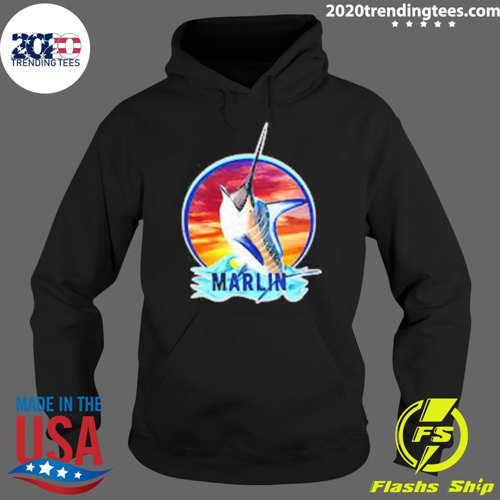 The Marlin Fish In Deep Sea Fishing Shirt