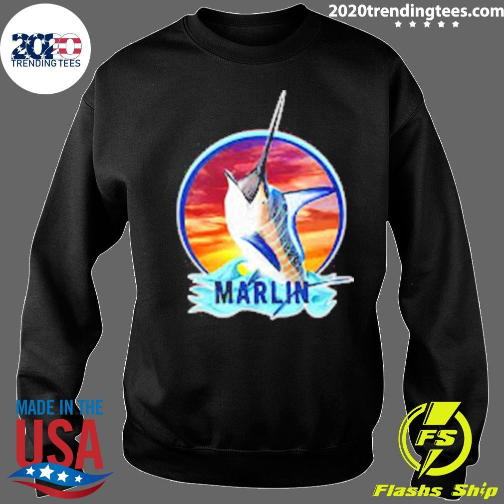 The Marlin Fish In Deep Sea Fishing Shirt